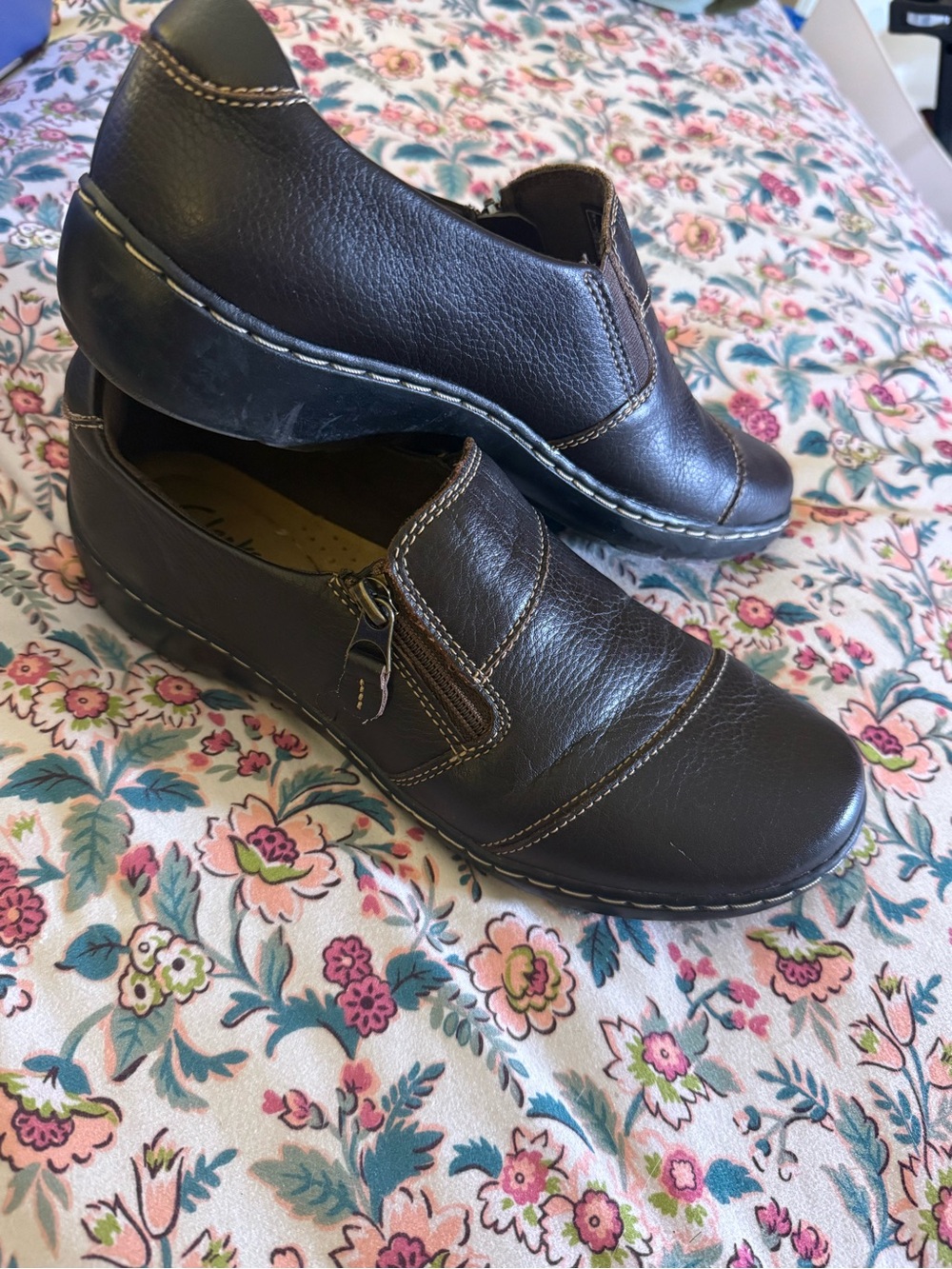 Clarks Cora Harbor Women's Leather Shoes Size 6.5